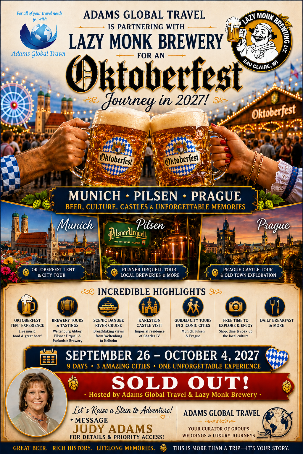 SOLD OUT - Oktoberfest & Czech Beer Trail